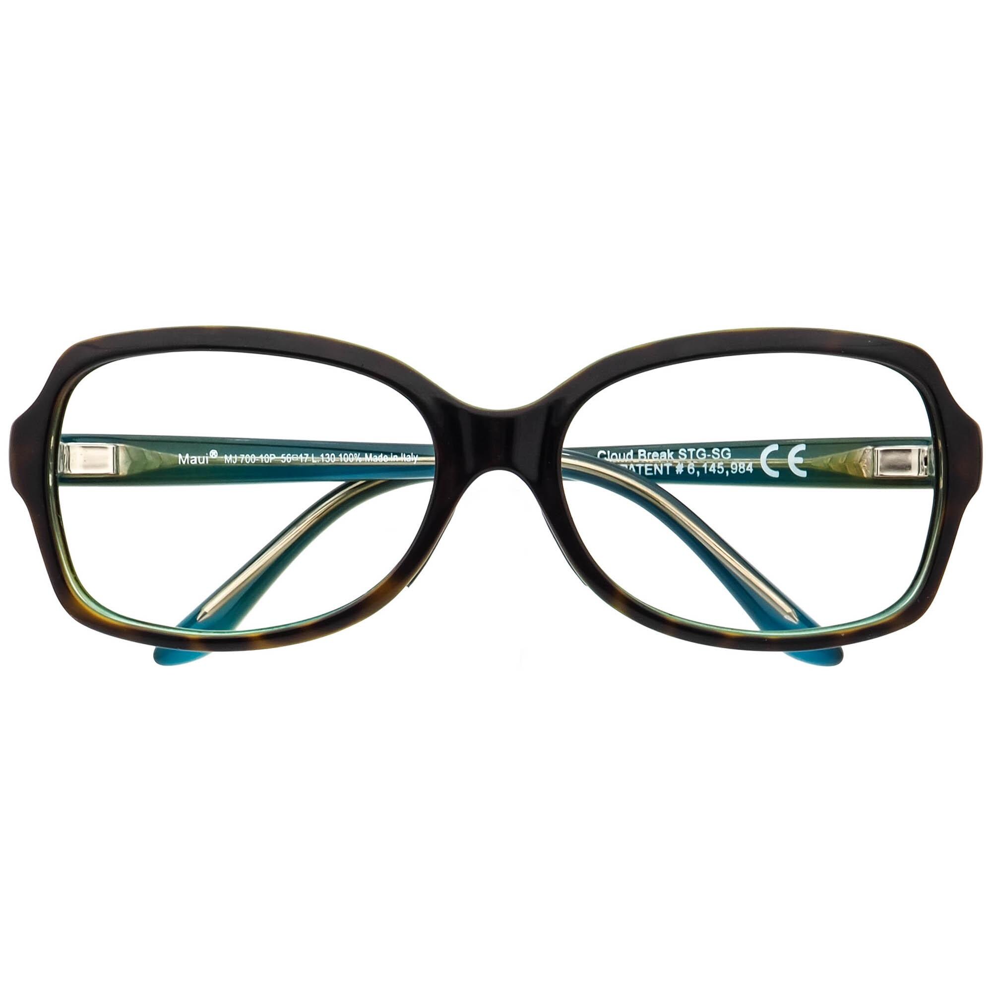 Maui Jim Cloud Break MJ700-10P FRAME ONLY Women\'s Sunglasses Tortoise w/ Peacock Maui Jim Cloud Break MJ 700-10P Tortoise Peacock Blue  main image 2