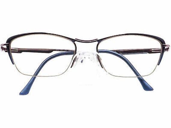 Cazal Eyeglasses MOD480 COL519 Blue/Pink Half Rim… - image 9