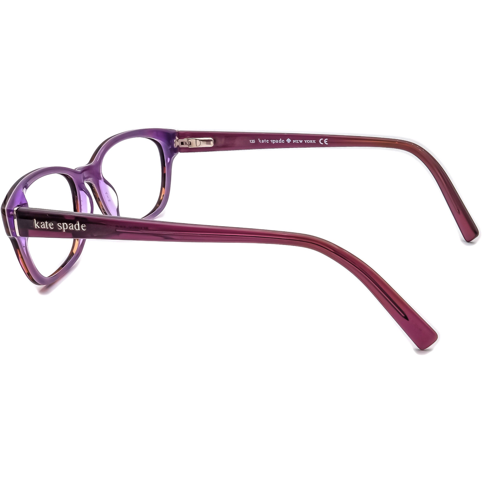 Kate Spade Eyeglasses Blakely 0JLG Purple Tortoise Rectangular - Etsy UK