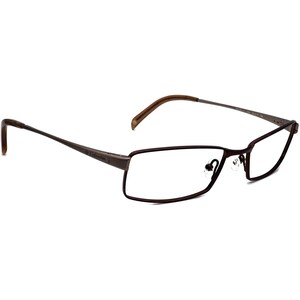 Columbia Eyeglasses Brown Rectangular Metal Frame 53[]17 135