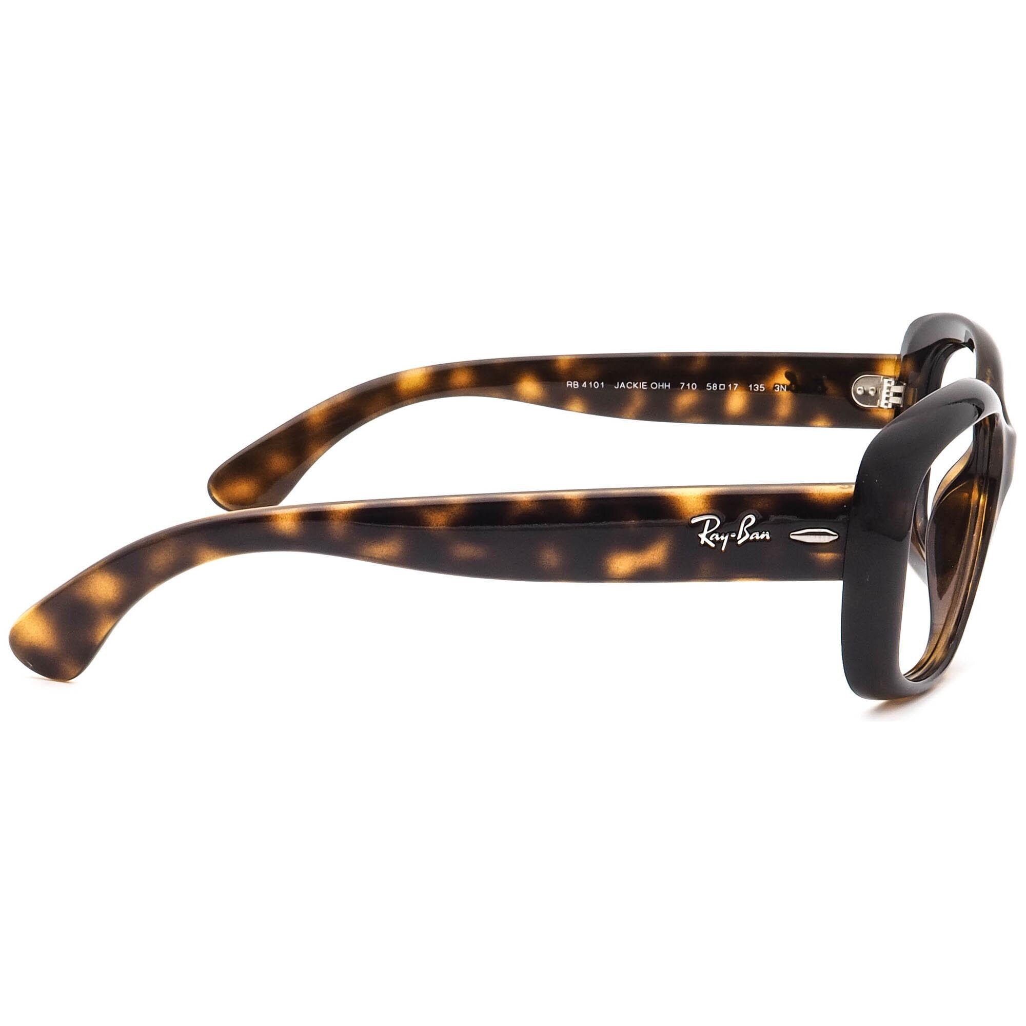 Ray-Ban Sunglasses RB 4101 Jackie Ohh 710 Polished Havana Butterfly FRAMES ONLY Amazon.com: Ray-Ban Womens RB4101 Jackie Ohh Butterfly  main image 4