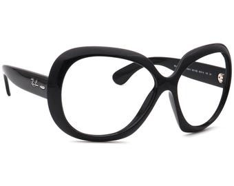 Ray-Ban dameszonnebril, alleen frame RB 4098 Jackie Ohh II 601/8G gepolijst zwart vlinder Italië 60 mm