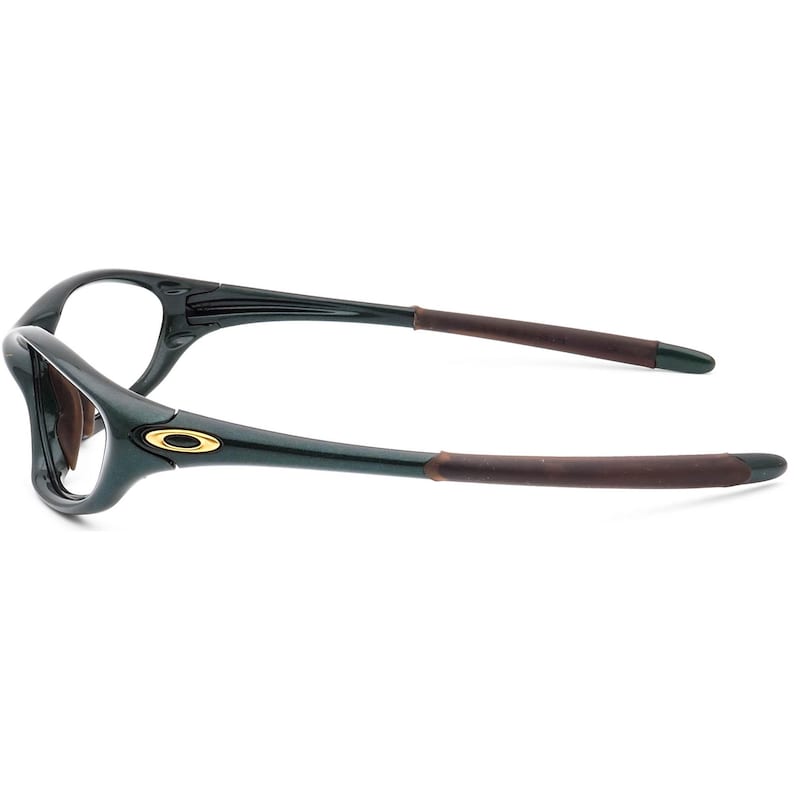 Oakley Men's Sunglasses Frame Only 1st Gen XX Twenty Metallic Green Wrap USA 56 mm image 5