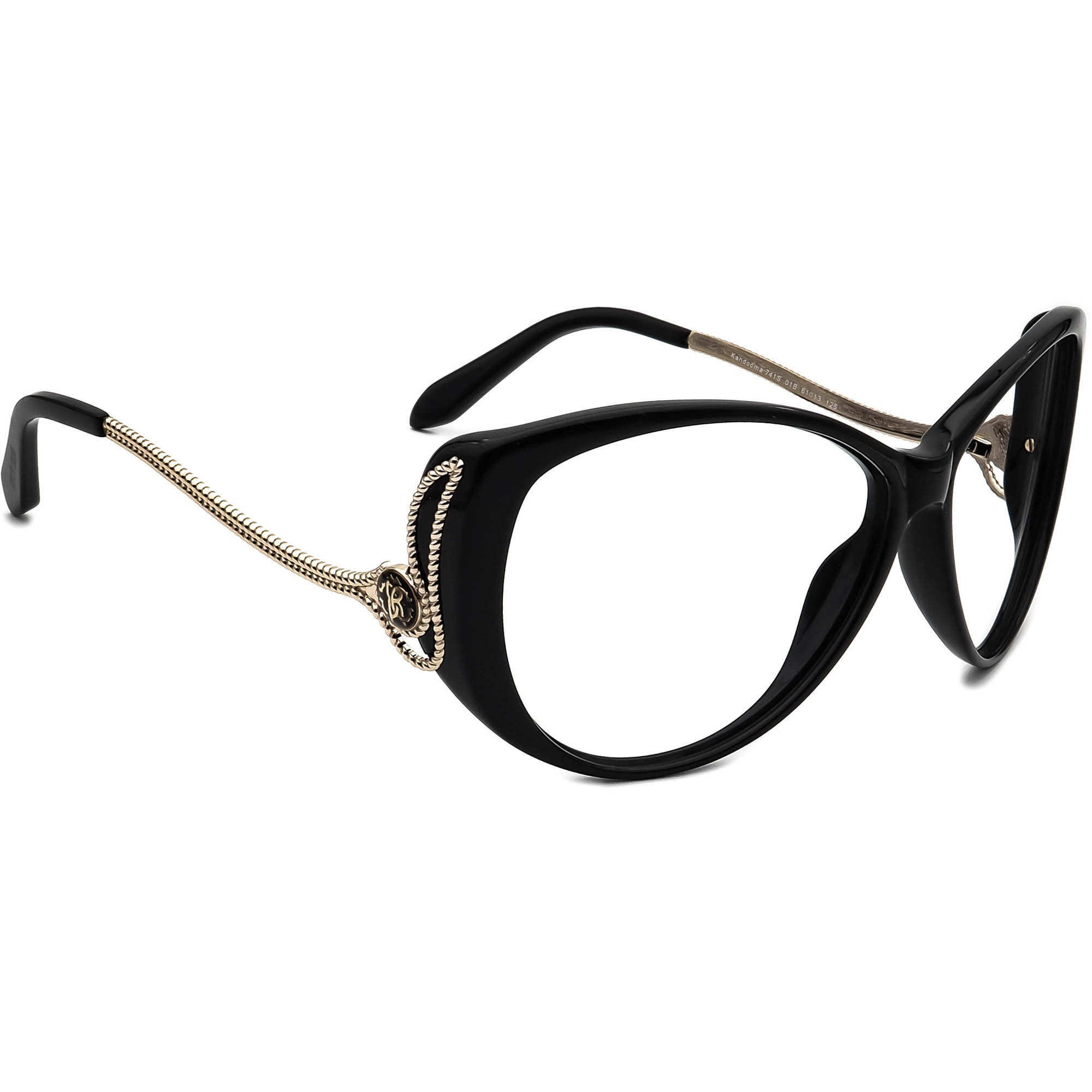 Måge slave falme Roberto Cavalli Sunglasses Frame Only Kandooma 741S Black/gold - Etsy Sweden