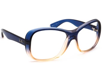 Ray-Ban Damensonnenbrille RB 4139 785/8G Blue&Peach Gradient Square Italien 58 mm
