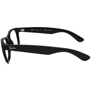 Gafas de sol Ray-Ban RB 2132 New Wayfarer 901/58 Cuadradas Negras Pulidas Italia 55 mm imagen 5