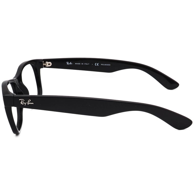 Gafas de sol Ray-Ban RB 2132 New Wayfarer 901/58 Cuadradas Negras Pulidas Italia 55 mm imagen 5