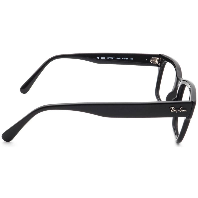 Ray-Ban Eyeglasses RB 5388 Jeffrey 2000 Polished Black Square Frame 53[]20 150 image 4