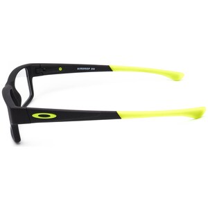 Oakley Junior Eyeglasses OY8003-0550 Airdrop XS Matte Black/Neon Green Rectangular Frame 50[]15 126 image 5
