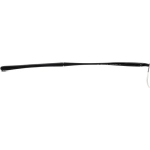 May include: Black metal frame glasses with a thin, flexible frame. The glasses have a simple, modern design.