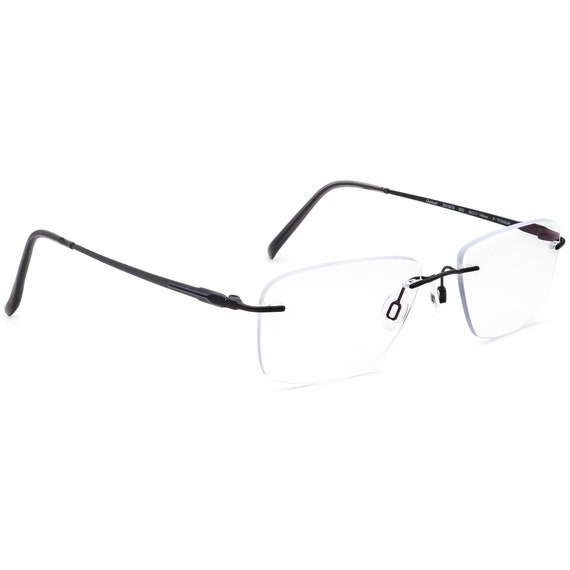 Charmant Eyeglasses CH10976 BK2 Titanium Matte Bl… - image 2