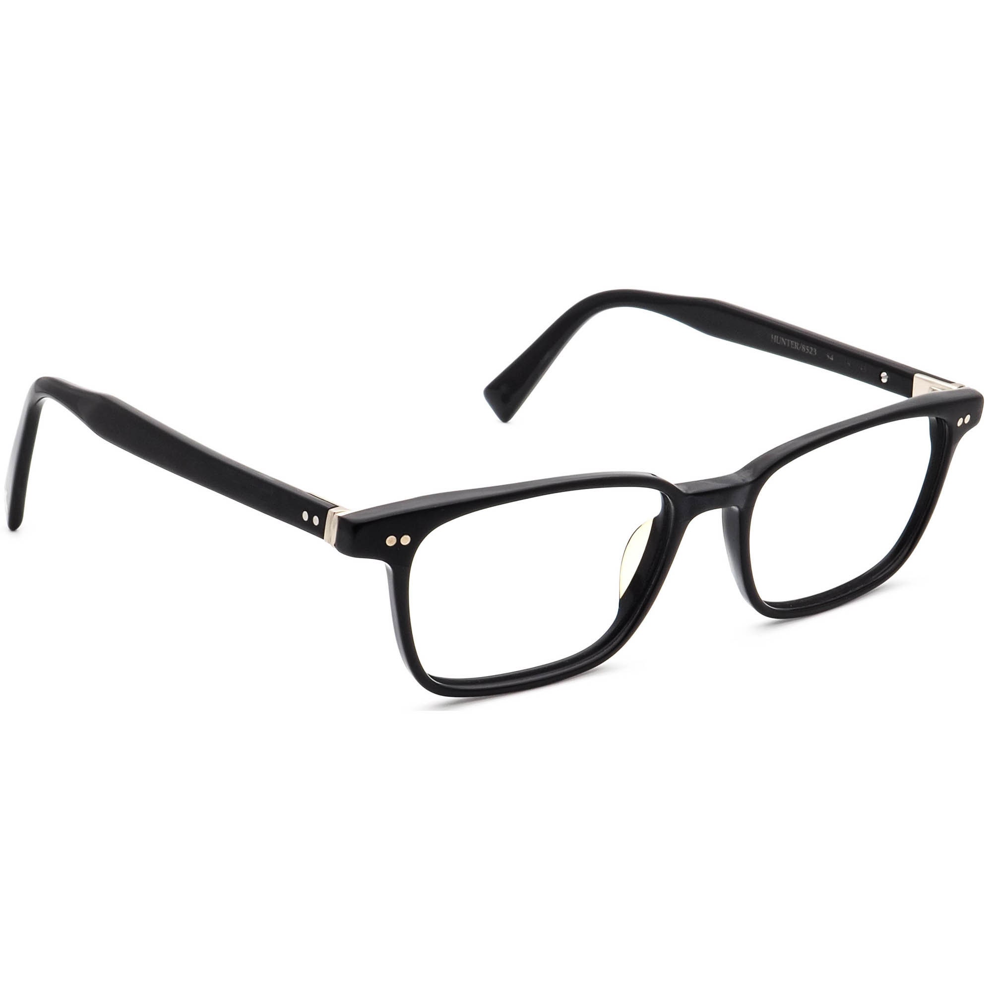 Seraphin Eyeglasses Hunter/8523 Black Rectangular Frame Japan 54