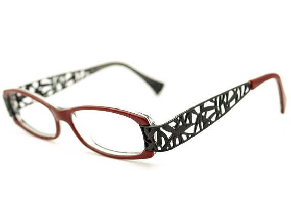 Jean Lafont Eyeglasses Evidence 650 Burgundy/Blac… - image 3