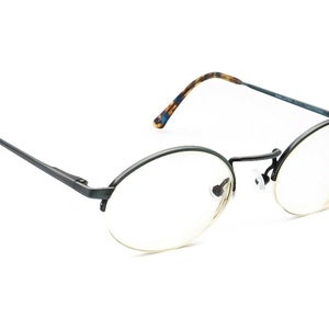 Jean Lafont Eyeglasses FAO 49 Blueish Gray Half Rim Frame France 48[]20 135