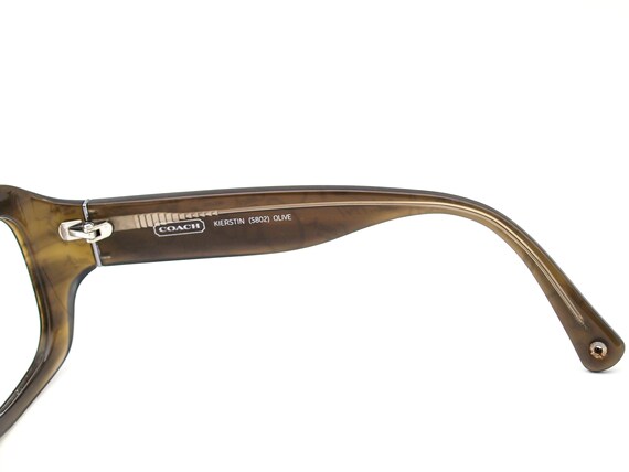 Coach Women\'s Sunglass Frames. Olive Color. Includes Case. No Lenses Coach Eyeglasses Women main image 3