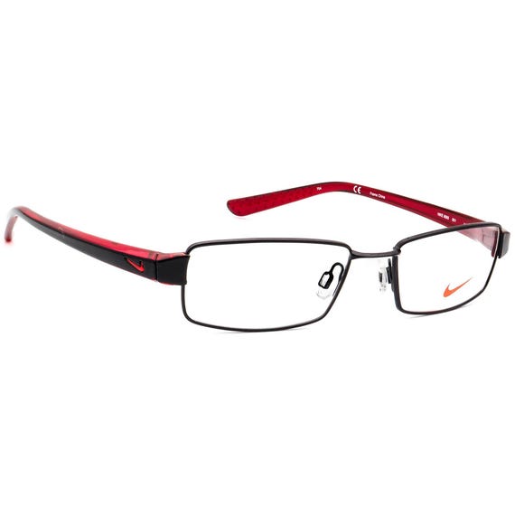 Gafas de sol Nike para hombre 8065 001 con montura rectangular negra pulida y roja 5117 145 Etsy Espana