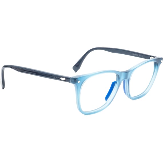 Fendi Eyeglasses FF M0004 RCT Blue Square Frame I… - image 1