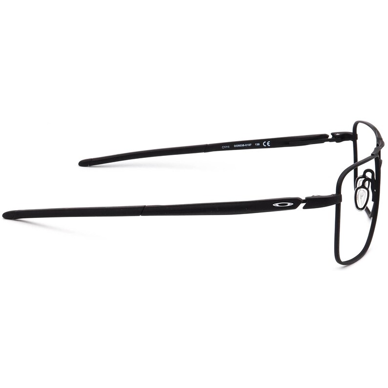 Oakley-zonnebril voor heren, alleen frame OO6038-0157, dikte 6, matzwart pilootmetaal 57 mm afbeelding 4