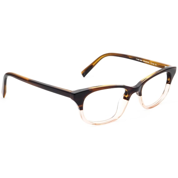 Warby Parker Eyeglasses Rose 615 Striped Brown&Cl… - image 1