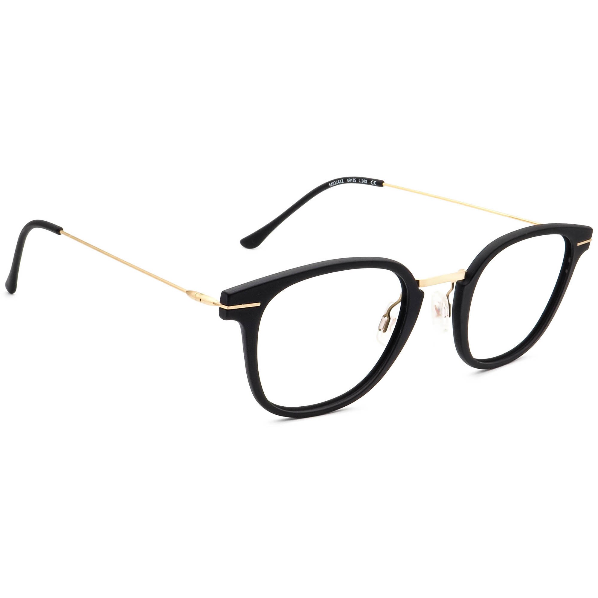 Maui Jim Eyeglasses MJO2412-2M Matte Black/gold Square Frame Italy