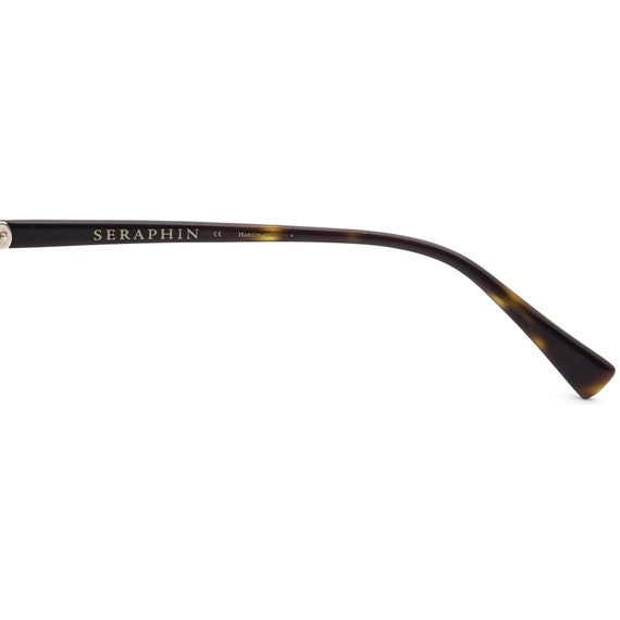 FRAMES ONLY - SERAPHIN EYEGLASSES TORTOISE EYEGLASSES FRAMES HANDMADE IN JAPAN Seraphin Eyeglasses Azalea 8966 Tortoise&blue Horn Rim Japan  main image 3