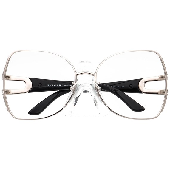 Bvlgari Sunglasses Frame Only 6049-B 102/8G Silver/black W 