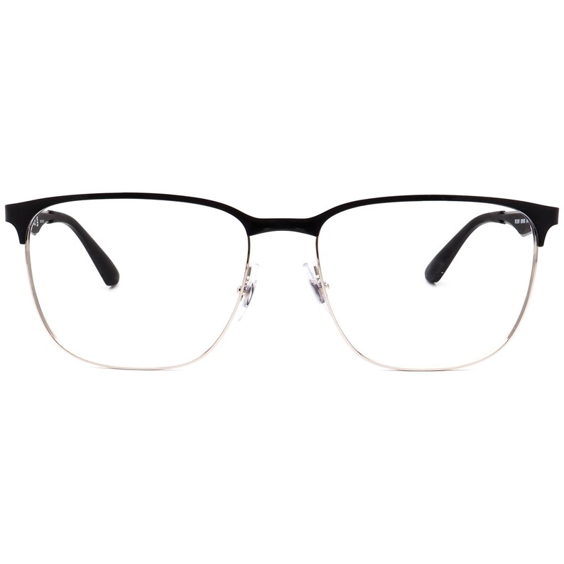 Okulary przeciwsłoneczne Ray-Ban, tylko oprawki RB 3569 9004/8G, czarno-srebrne, kwadratowe, metalowe, 59 mm zdjęcie 2