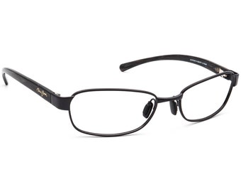 Óculos de sol Maui Jim com armação apenas Kala MJ-101-02 preto/cinza mármore envoltório Itália 55 mm
