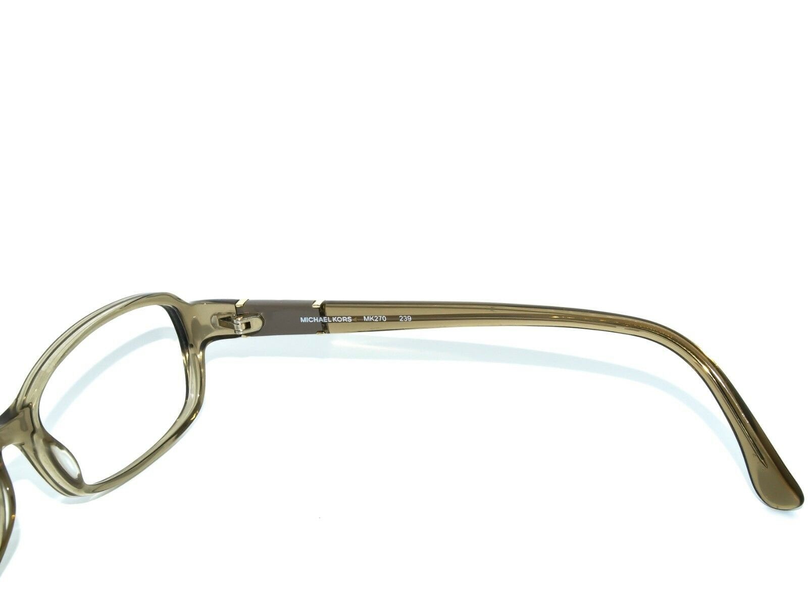 Michael Kors Eyeglasses MK270 230 Crystal Taupe Rectangular  display picture 2