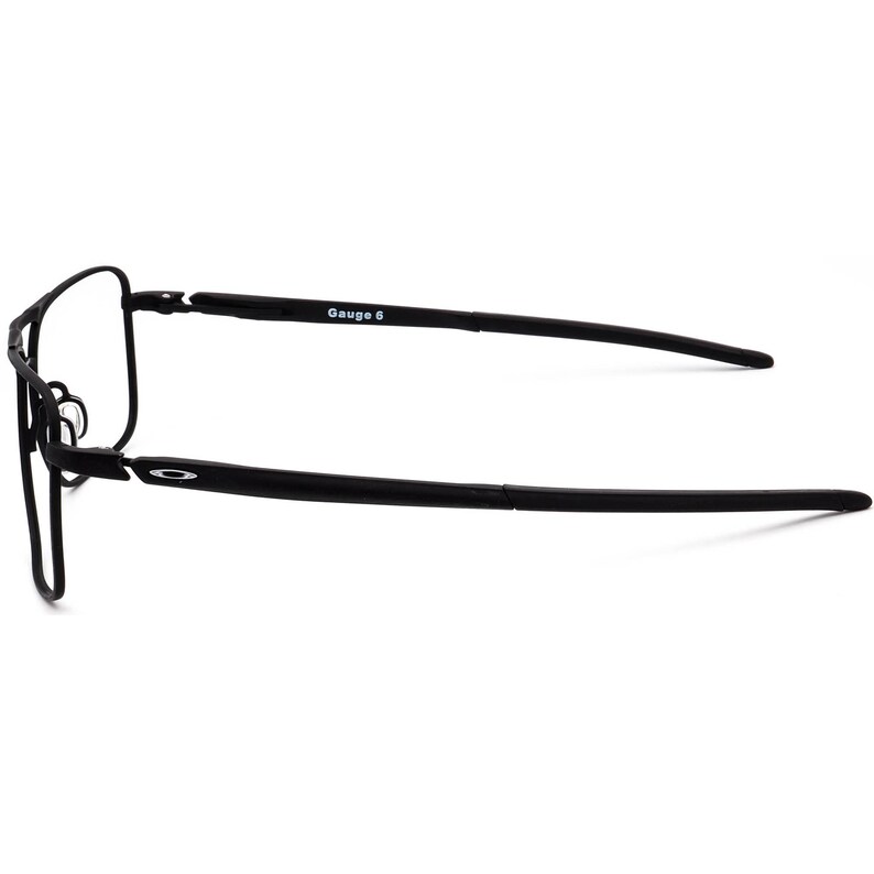Oakley-zonnebril voor heren, alleen frame OO6038-0157, dikte 6, matzwart pilootmetaal 57 mm afbeelding 5