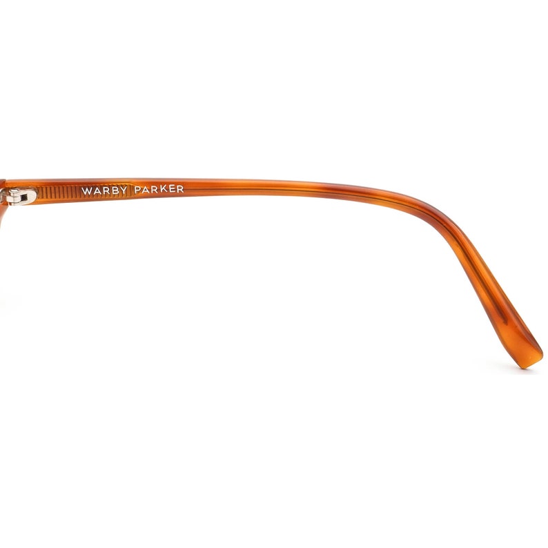 Warby Parker Eyeglasses Nedwin 310 Orange Rectangular Frame 5115 140 image 8