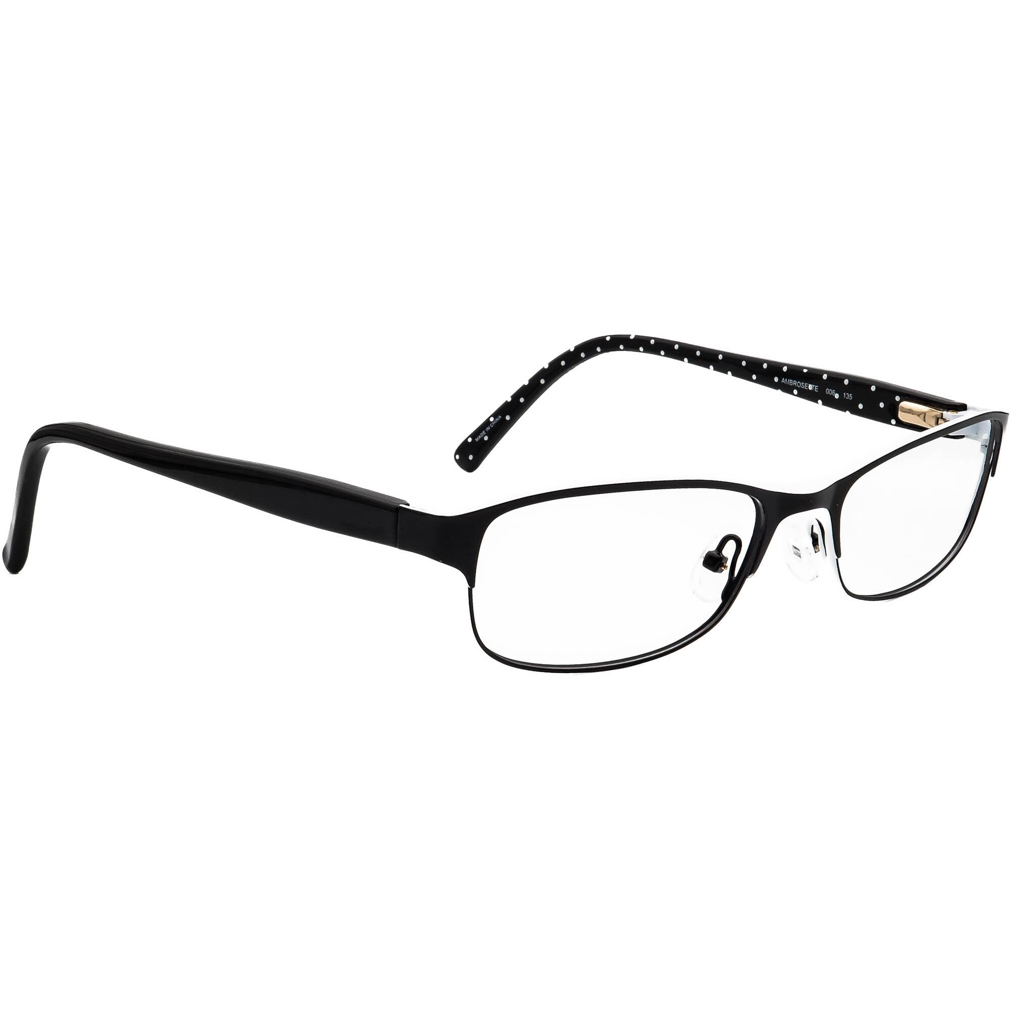 Kate Spade Eyeglasses Ambrosette 006 Black&white Rectangular - Etsy