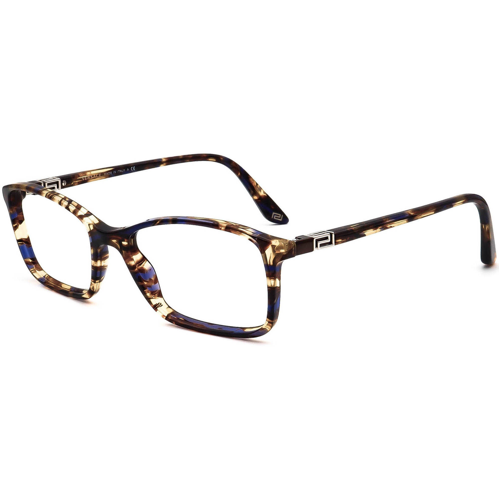 Versace Eyeglasses MOD. 3163 992 Tortoise Purple Rectangular | Etsy