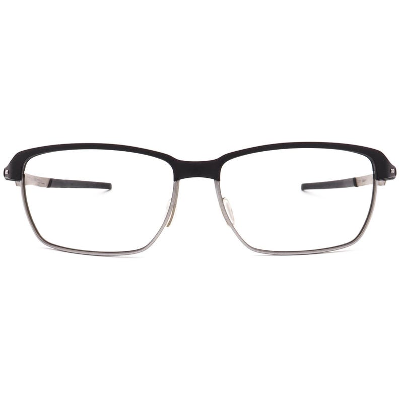 Oakley Men's Sunglasses Frame Only OO4083-01 Tinfoil Matte Black/Gunmetal Square Metal 58 mm image 2