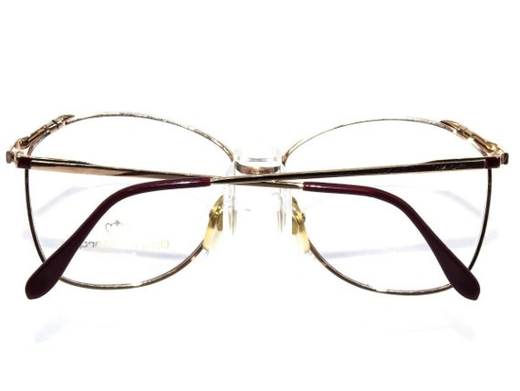 Optique Marquis Eyeglasses Maroon VL-3 Gold/Maroo… - image 6