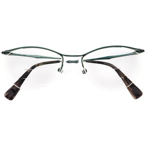 Seraphin Eyeglasses Talia/8619 Green Half Rim Fra… - image 9