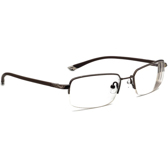 Nike Eyeglasses Brown Half Rim Frame 53[]16 145 - image 1