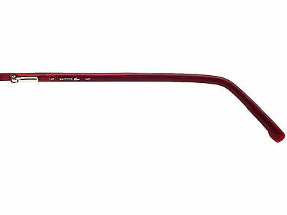 Lacoste Eyeglasses L2112 615 Burgundy Half Rim Fr… - image 9