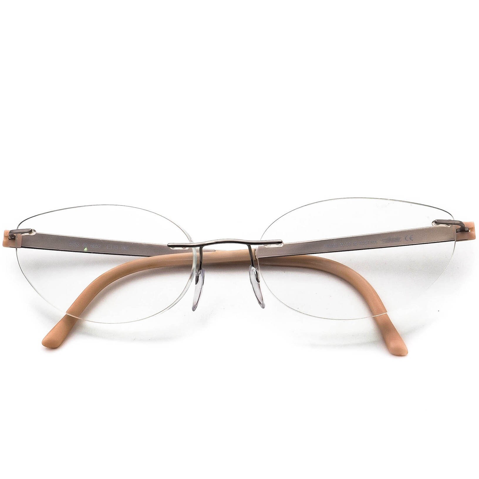 Silhouette 5452 40 6052 Eyeglasses Sunglasses Pink Silver 19 135mm FRAMES Silhouette 5452 40 Titanium Eyeglasses FRAMES | Mercari main image 4