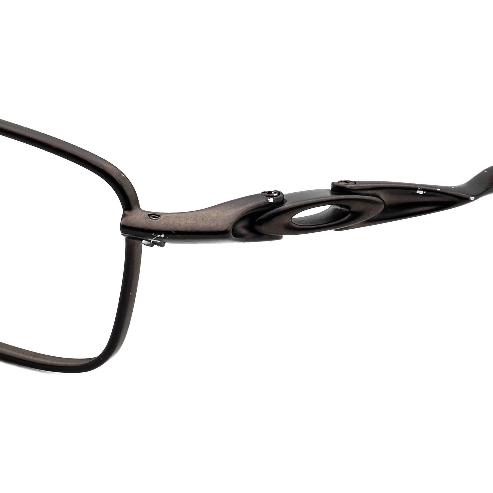 Oakley Eyeglasses 22-220 Drill Bit Brown Rectangular Metal  display picture 3