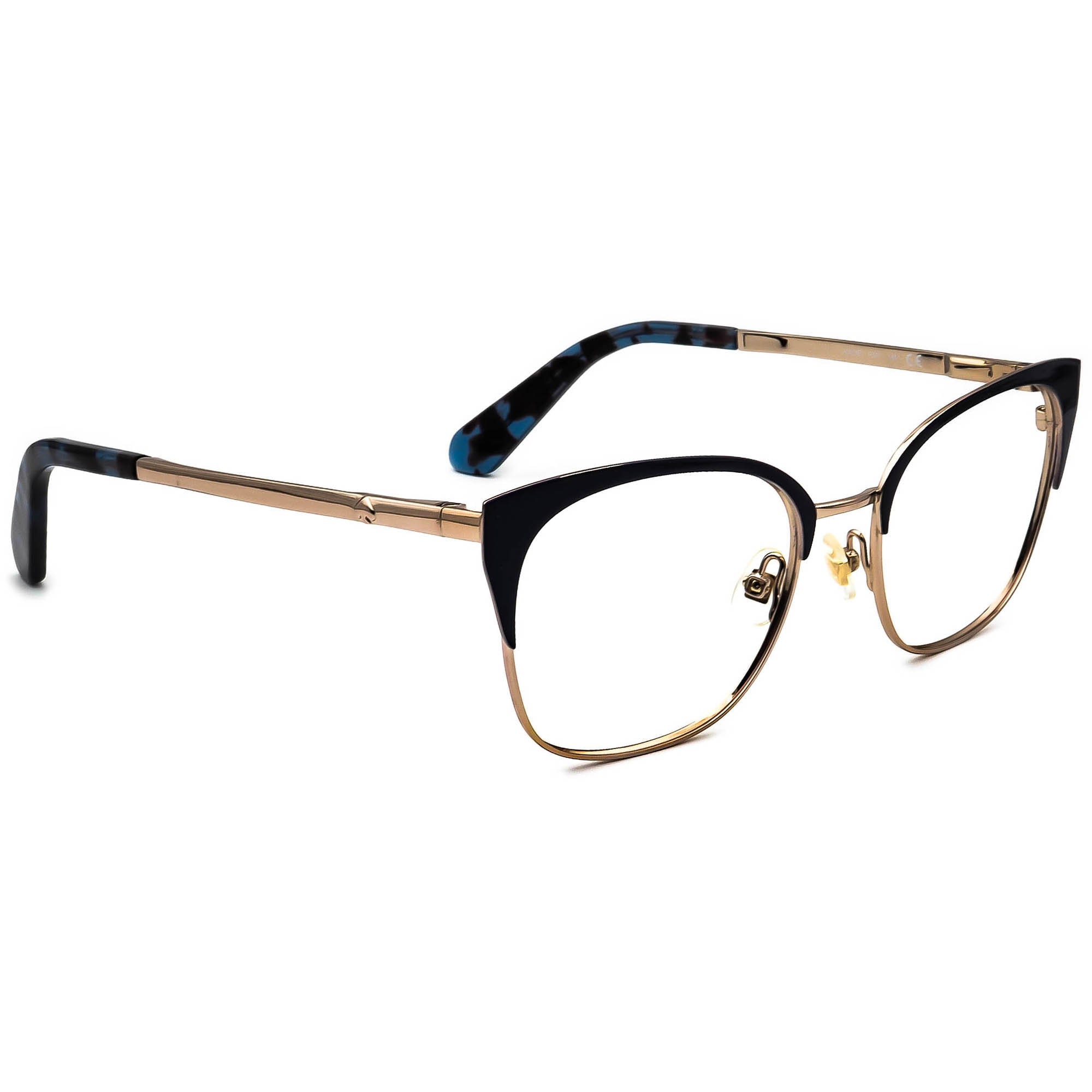 Kate Spade Eyeglasses Kalie PJP Blue/gold Browline Metal Frame - Etsy Canada