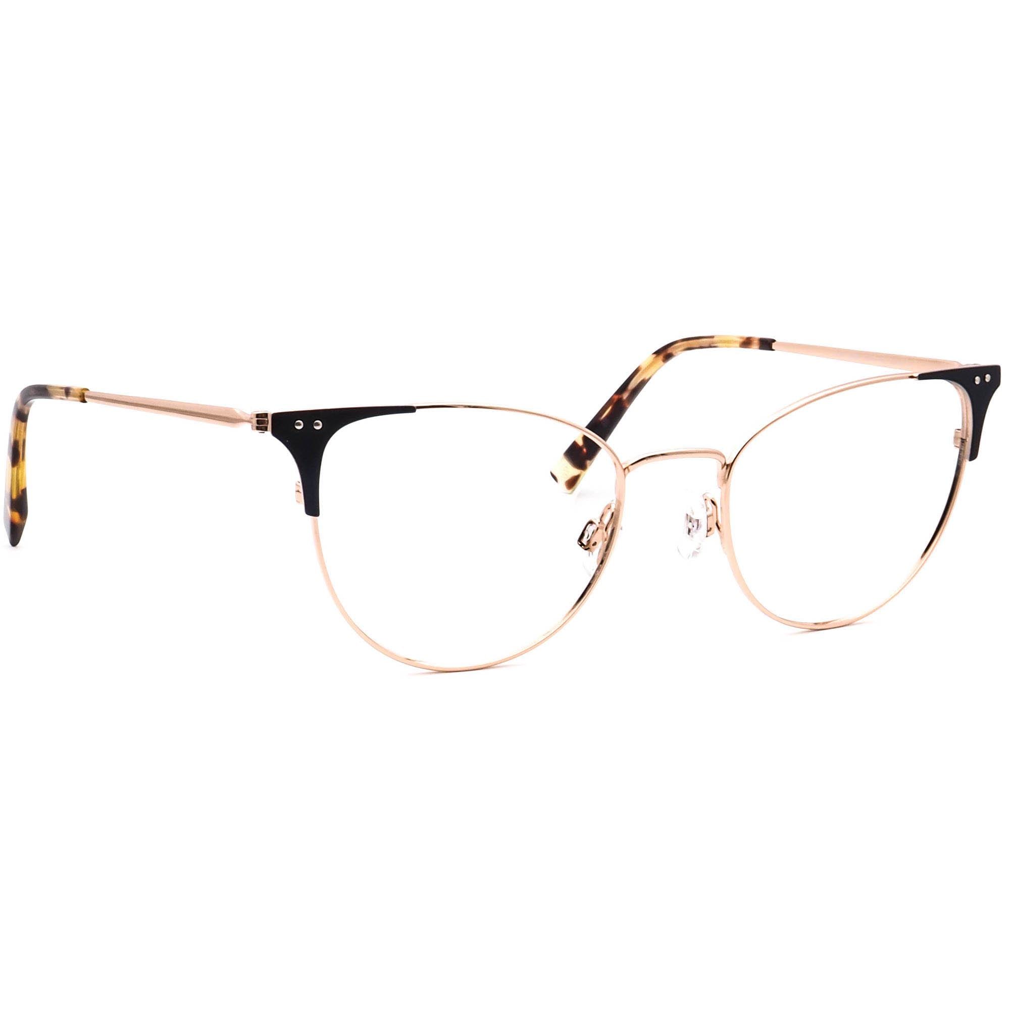Warby Parker Women\'s Ava Rose Gold & Clear Round Metal Readers 1.0 Ava Eyeglasses in Rose Gold — Medium | Warby Parker main image 3