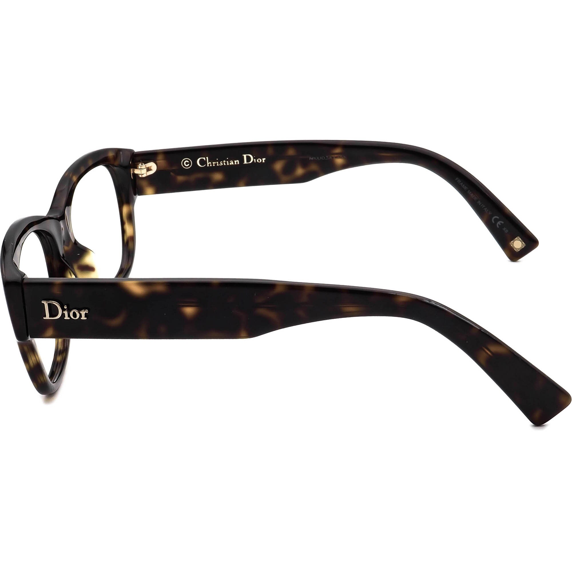 CHRISTIAN DIOR replacement frames, made in Italy DIOR EYEWEAR 30Montaigne0 B1I oval-frame acetate optical  main image 4