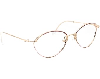 Lunettes Christian Dior 2876 42 Or/Violet Round Metal Autriche 54[]17 130