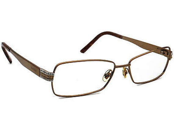 Gucci Eyeglasses GG2750 Shiny Brown Rectangular Metal Frame - Etsy
