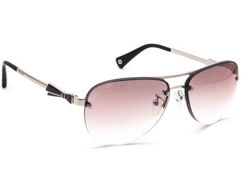 Coach Lunettes de soleil Rx pour femmes CADRE UNIQUEMENT HC 7031 (LO62 Britany) 9015/11 Argent/Noir Aviator Métal 58 mm