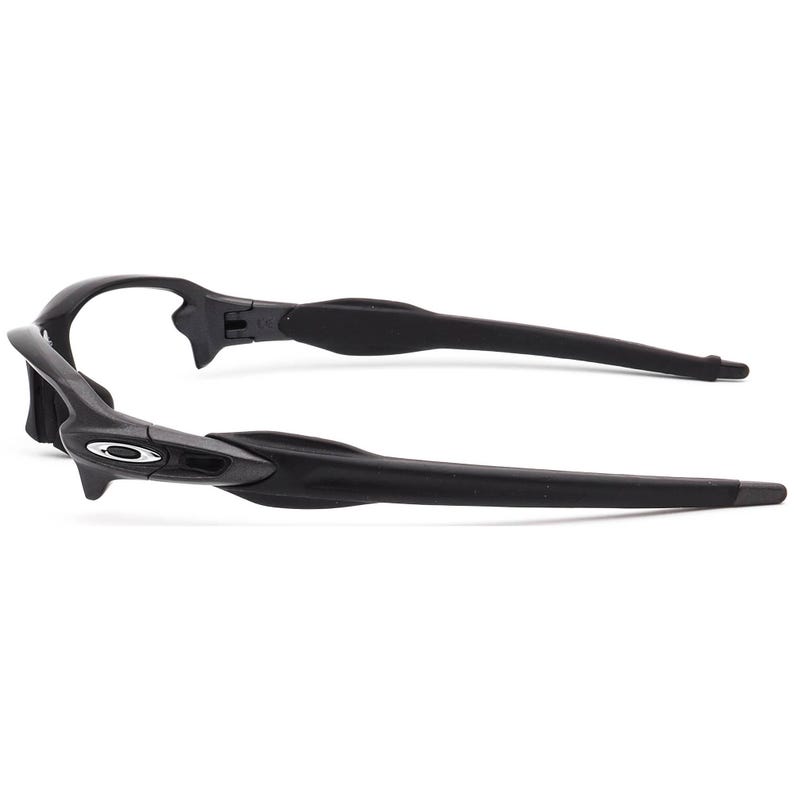 Oakley Men's Sunglasses Frame Only OO9188-60 Flak 2.0 Black/Steel Gray Half Rim 59 mm image 5