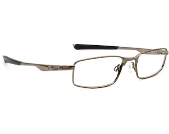 Oakley Eyeglasses Socket 4.0 Olive Chrome Rectangular Metal Frame 53[]18 134