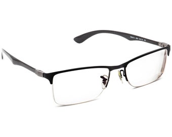 Ray-Ban Men's Eyeglasses RB 8413 2503 Carbon Fiber Black/Exposed Carbon Fiber Half Rim Frame 54[]18 145