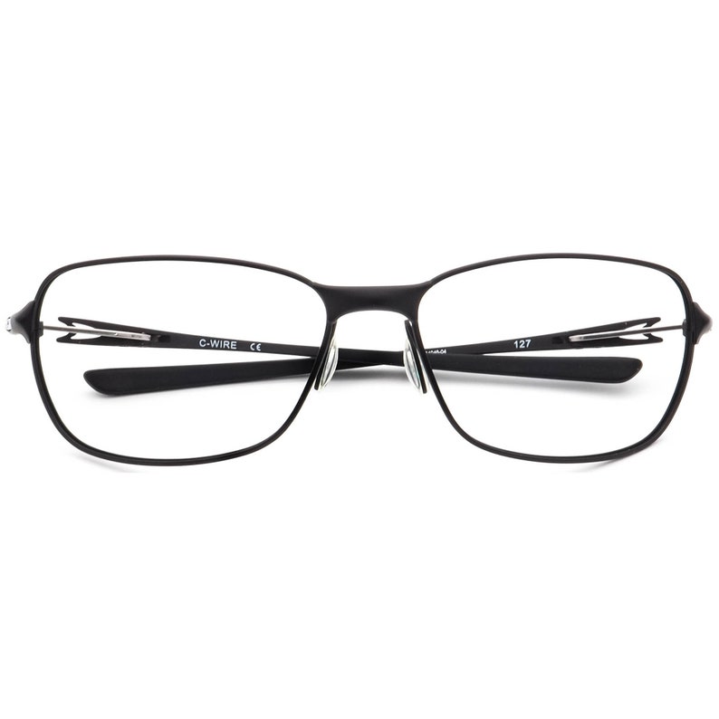 Oakley Sunglasses Frame Only OO4046-04 C-Wire Matte Black Wrap Metal 61 mm image 7